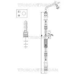 Cső Szervó Land Rover Freelander 2 2,2Td4 06-14 - TRISCAN (851617001)
