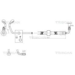 Cső Szervó Db W210 E240-320 - TRISCAN (851623008)