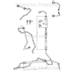 Cső Szervó Bmw 5 (E60) 5 Touring (E61) 03-10 - TRISCAN (851611010)