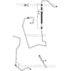 Cső Szervó Peugeot 206 02-13 - TRISCAN (851628003)