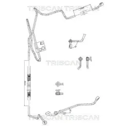 Cső Szervó Vw Bora/Golf Iv/Octavia I/A3 8L 97-10 - TRISCAN (851629007)