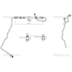 Cső Szervó Toyota Yaris/Yaris Verso 99-05 - TRISCAN (851613001)