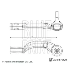 Vezetőkar Fej Dr. Kormány Renault Captur Ii (01/20-), Clio V (06/19-) Jobb - BLUE PRINT (ADBP870120)