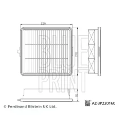 Légszűrő Hyundai Kona 04.23- - BLUE PRINT (ADBP220160)