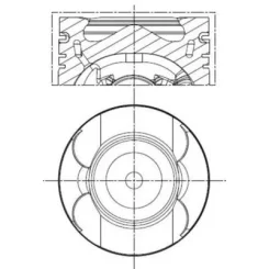 Dugattyú Db Om651 83,00 Std - MAHLE (001PI00133000)