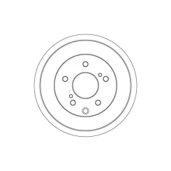 Fékdob Nissan T. Juke 1,2-1,6 10-19 Csapágy Nélkül - TRW (DB5006)