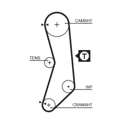 Fogasszíj - GATES (GAT5030XS)