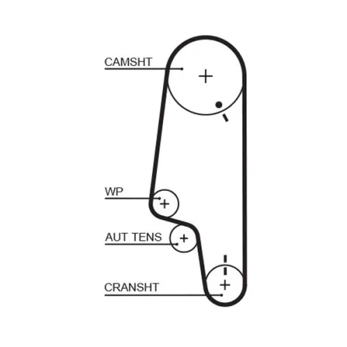 Fogasszíj - GATES (GAT5427XS)