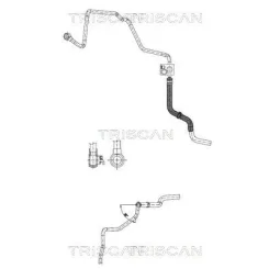 Cső Szervó Audi A3, Seat Leon, Toledo Ii, Skoda Octavia I, Vw Bora, Bora I, Golf Iv 1.4-2.3 09.96-12.13 - TRISCAN (851629055)