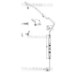 Cső Szervó Vw Multivan T5, Transporter T5 1.9D-2.0D 04.03-08.15 - TRISCAN (851629053)
