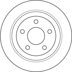 Féktárcsa Ford T. Puma 1,0-1,5 19- - TRW (DF6928)