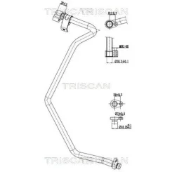 Cső Klíma Nissan, Opel, Renault - TRISCAN (901010050)