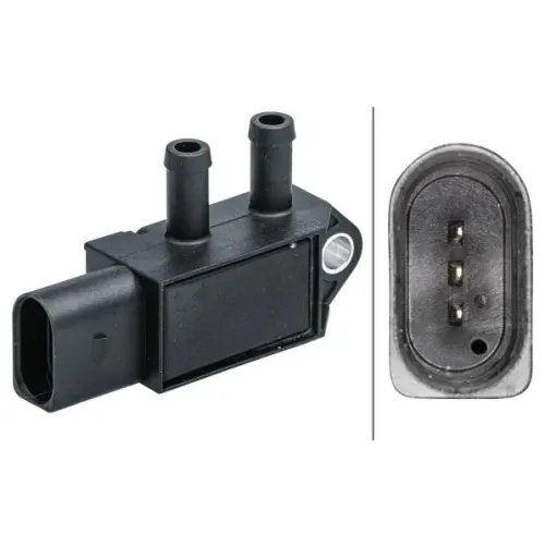 Érzékelő, Kipufogógáz-Nyomás - HELLA (6PP009409-631)