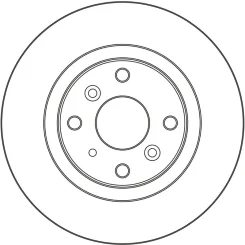 Féktárcsa Mazda T. Mx-5 1,5 15- - TRW (DF6796)