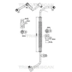 Cső Klíma Renault, Nissan, Opel - TRISCAN (901010014)