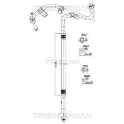 Cső Klíma Nissan, Renault - TRISCAN (901010030)
