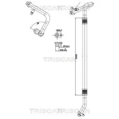 Cső Klíma Nissan, Opel, Renault - TRISCAN (901010022)