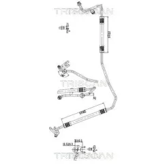 Cső Klíma Mercedes-Benz - TRISCAN (901023012)