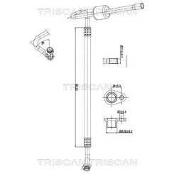 Cső Klíma Psa - TRISCAN (901028110)