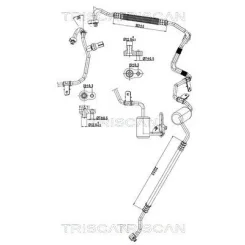 Cső Klíma Tesla - TRISCAN (901081003)
