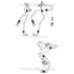 Cső Klíma Fiat - TRISCAN (901015022)