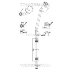 Cső Klíma Mercedes-Benz - TRISCAN (901023030)
