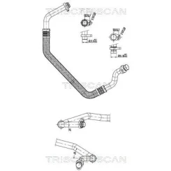 Cső Klíma Renault - TRISCAN (901025031)