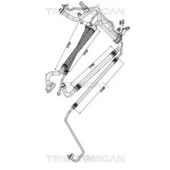 Cső Klíma Tesla - TRISCAN (901081008)
