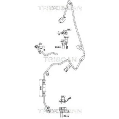 Cső Klíma Vw, Seat - TRISCAN (901029106)