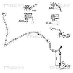 Cső Klíma Vw - TRISCAN (901029141)