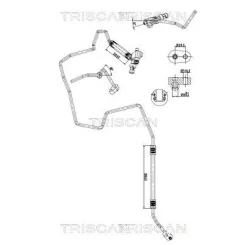 Cső Klíma Fiat Ducato 2.3D 14- - TRISCAN (901015010)