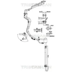 Cső Klíma Psa - TRISCAN (901028111)