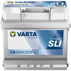 Akkumulátor 12V 52Ah/520A L- 207X175X175 Dynamic Sli - VARTA (552401052K262)