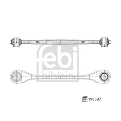 Lengőkar, Kerékfelfüggesztés Bmw T. X3 (G01) (07/17-), X4 (G02) (04/18-) Jobb - FEBI BILSTEIN (FE196587)