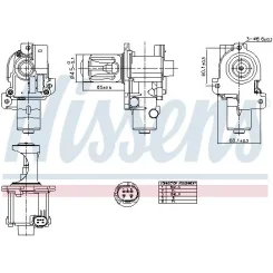 Szelep Egr Vw T5 1,9Tdi - NISSENS (NIS98216)