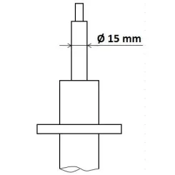 Lengéscsillapító Audi P. A5 Convertible (F57, F5E) 17- Bal/Jobb Patrz Katalog - KYB (KYB3418013)