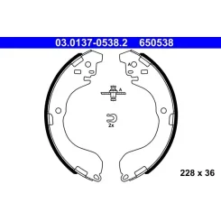 Fékpofakészlet Nissan Juke 1,2-1,6 10-19 - ATE (03.0137-0538.2)