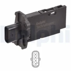 Légmennyiségmérő Bmw 5 F10 520D 10- - DELPHI (AF10738-12B1)