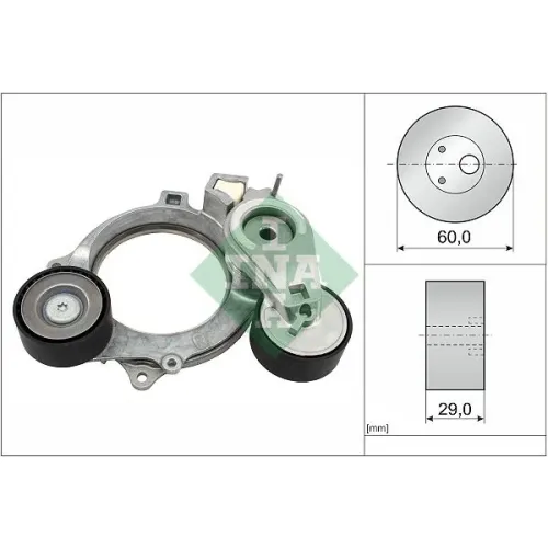 Szíjfeszítő, Hosszbordás Szíj - Schaeffler INA (534093510)