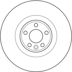 Féktárcsa Land Rover P. Discovery/Range Rover 2,0-2,2 D 4X4 14-19 - TRW (DF4073S)