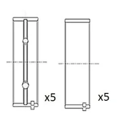 Főtengely Csapágycsésze Nissan 2.7Td/3.0Td Std - FAI AutoParts (BM1001-STD)