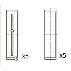 Főtengely Csapágycsésze Peugeot 1.4/1.6 Std - FAI AutoParts (BM1019-STD)