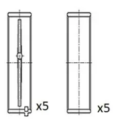 Főtengely Csapágycsésze Peugeot 1.6 Std Készlet - FAI AutoParts (BM1024-STD)