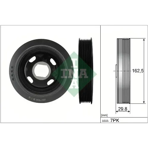 Szíjtárcsa, Főtengely - Schaeffler INA (544017910)