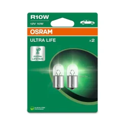 Izzó Ultra Life R10W 12V/10W Ba15S ( Foglalat Met) 2Szt. Blister (Eko) - ams-OSRAM (OSR5008ULT-2BL)