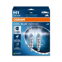 Izzó, Távfényszóró H1 12V/55W P14,5S 5000K 2Szt. (Eko) - ams-OSRAM (OSR64150CBN-2HB)