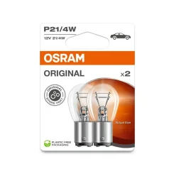 Izzó, Villogó P21/4W 12V/21/4W 12V 2Szt. Blister (Eko) - ams-OSRAM (OSR7225-2BL)