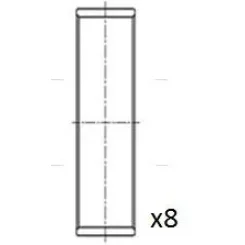 Hajtókar Csapágycsésze Peugeot 1.6 Std - FAI AutoParts (BB2021-STD)