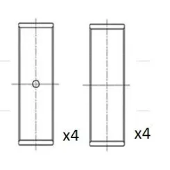 Hajtókar Csapágycsésze Opel 1.3Cdti 0.25 Készlet - FAI AutoParts (BB2022-025)