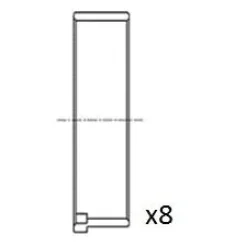 Hajtókar Csapágycsésze Renault 1.2/1.4/1.6 Std Készlet - FAI AutoParts (BB2039-STD)